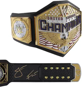 Jacob Fatu WWE Autographed United States Championship Replica Title Belt - Fanatics Authentic Certified