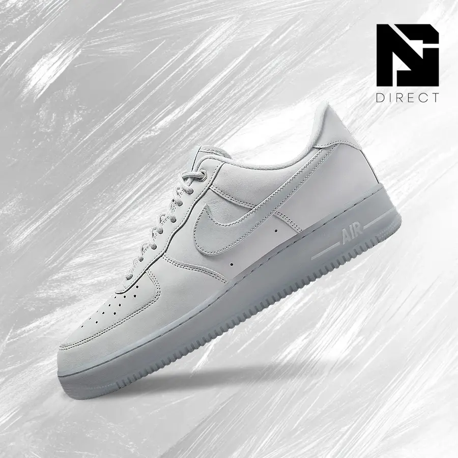 Nike Air Force 1 '07 Low WB Triple Wolf Grey Men's Old School Cool Vintage Casual Shoes - CJ9179-002 Shock-Absorb Lifestyle Sneakers for Gym, Streetwear Use