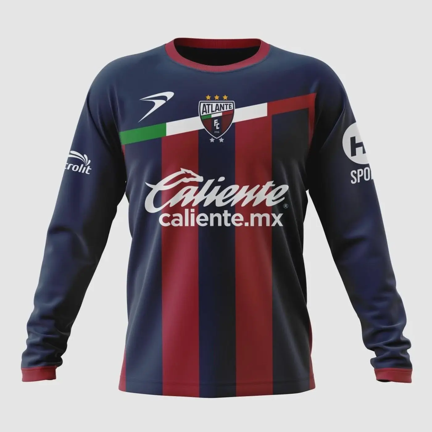 Liga MX Atlante FC Personalized 2025-26 Home Design Long Sleeve