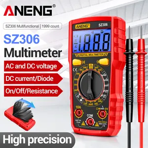 ANENG SZ306 Professional Smart Digital Multimeter for Electricians, AC/DC Voltage, DC Current, Resistance & Diode Tester Up to 20MΩ, Home & Automotive Repair Tool ANENG SZ306 High Precision Multimeter Tester, Smart Digital Voltmeter, Diode T
