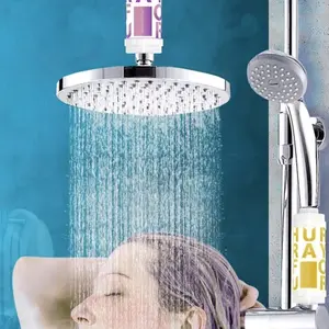 1pc Aromatherapy Shower Head Filter, Bath Household Water Purifier, Bathroom Showerhead Filter, Bathroom Shower Filter Replacement, Bathroom Water Cleaning Tool, Bathroom Accessories