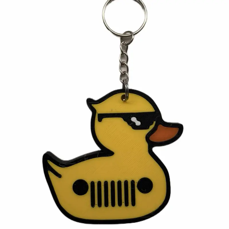 Duck Duck Jeep Keychain shades meme