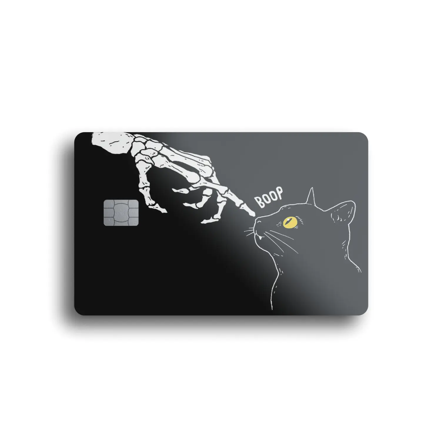 Black Cat Boop Card Skin