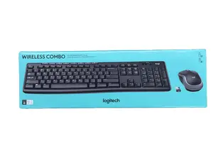 Logitech Wireless Keyboard and Mouse Combo for Windows, 2.4 GHz Wireless, 8 Multimedia and Shortcut Keys, Walmart Exclusive
