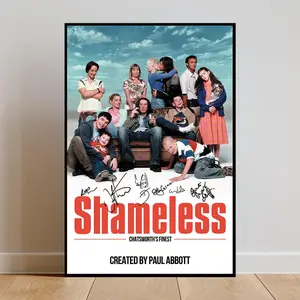 Shameless TV Show Poster, Gallagher Family Print on Kraft Paper, Comedy Drama Series Wall Art, Gift for Fans