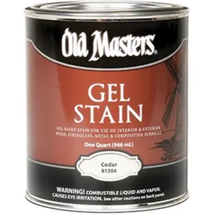 Old Masters 81304 Cedar Gel Stain - 1 Quart