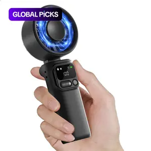 Portable Handheld Fan, Fan Rechargeable, 3600mAh, 90° Adjustable, 5 Speed Wind, Adjustable Speeds Fan, 3 IN 1 Hand Fans, Flashlight or SOS, Display Electricity in Real Time, USB Rechargeable Foldable Fan