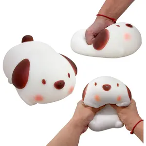 Squishy Dog Squeeze Toys, Big Cute Dog-Shaped Fidget Toys, Stress & Anxiety Relief Sensory Toys for Kids and Adults, Calming Stress Toys for Autism ADHD, Party Favors Birthday Gift
