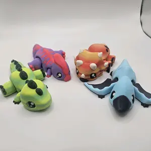 Cute Dinosaurs | 3D Printed Articulating Flexi Figurine Decoration Figure Cartoon Parasaur