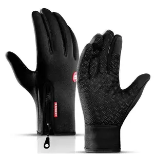 1 Piece Warm Winter Gloves Touch Screen Riding Motorcycle Sliding Waterproof Sports Gloves for Sports, Travel,and Daily Activities