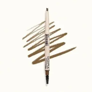 Moira Angled Brow Pencil - Makeup Cosmetic with Metal Tip for Flawless Application