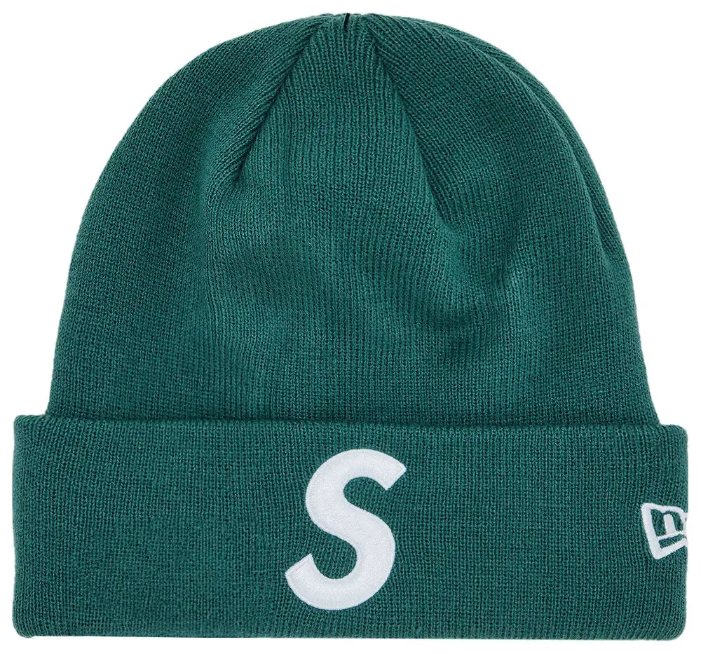 Supreme New Era S Logo Beanie (FW24) Green Supreme New Era S Logo Beanie (FW24) Green