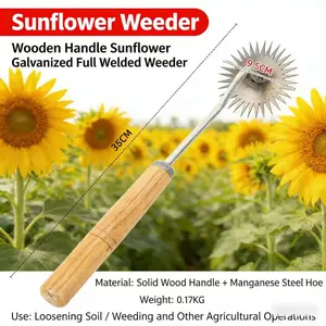 Metal Weeding Hoe Rake Steel Garden Weeders Grass Rooting Loose Soil Hand Weeding Removal Puller Gardening Tools 30/40CM
