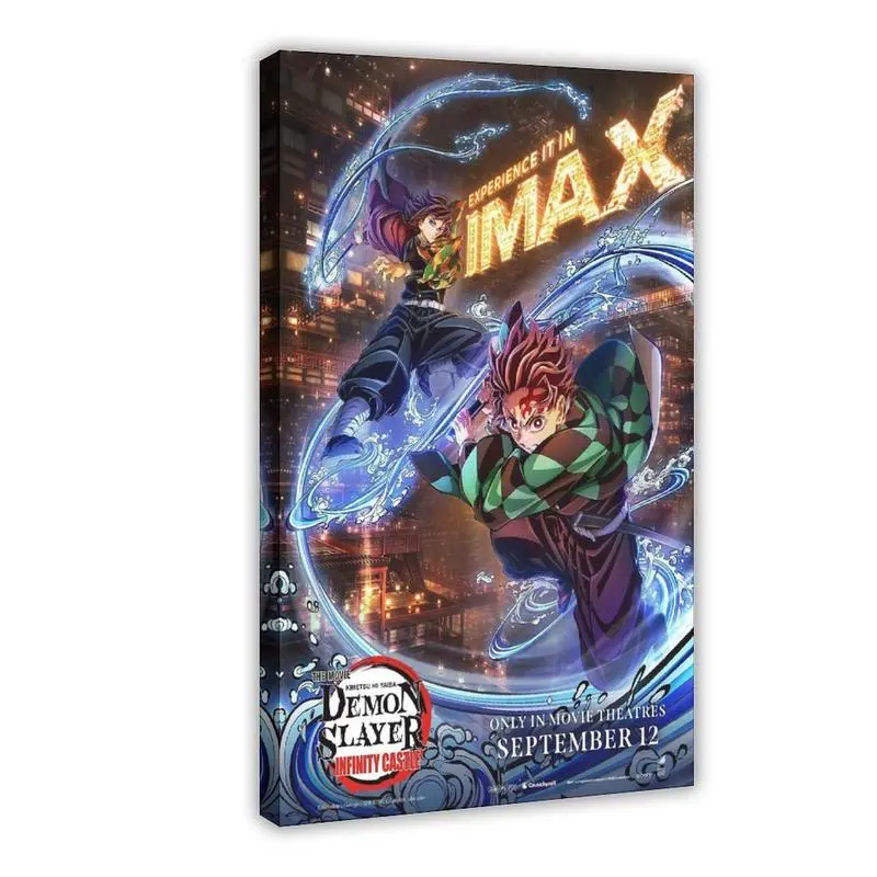 Demon Slayer - Kimetsu No Yaiba The Movie: Infinity Castle Part 1 Akaza Returns Artistic Waterproof Hanging Print Poster, Home Decor for Restaurants, Water Proof, Decoration