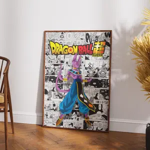 Beerus Character Poster | Dragon Ball Poster | Anime Poster | Wall Art | Print | Home Decor | Manga Poster| Fan Art | Gift | Poster