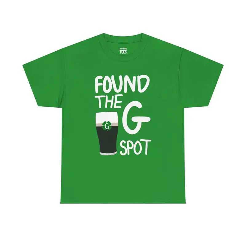 Found The G Shirt, St Patrick's Day T-shirt, Split The G Tee, Irish Shirt, Unisex Graphic Cotton Top