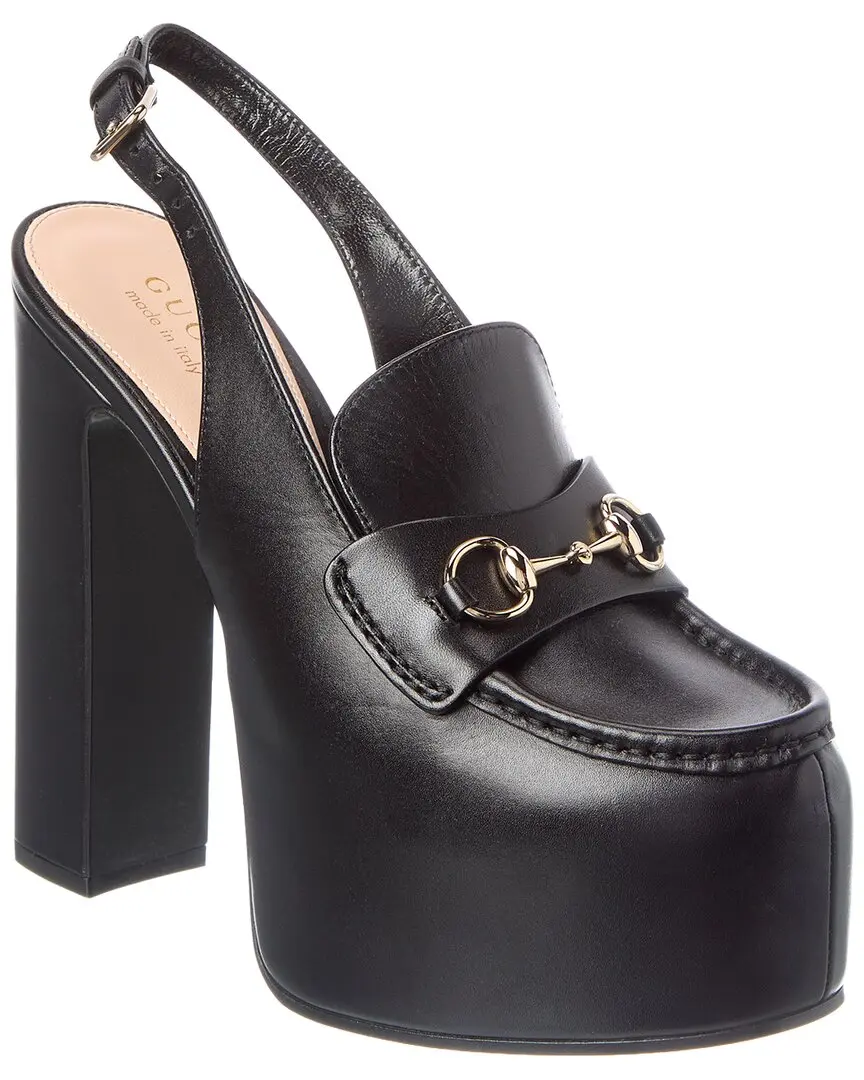 Gucci Horsebit Leather Pump