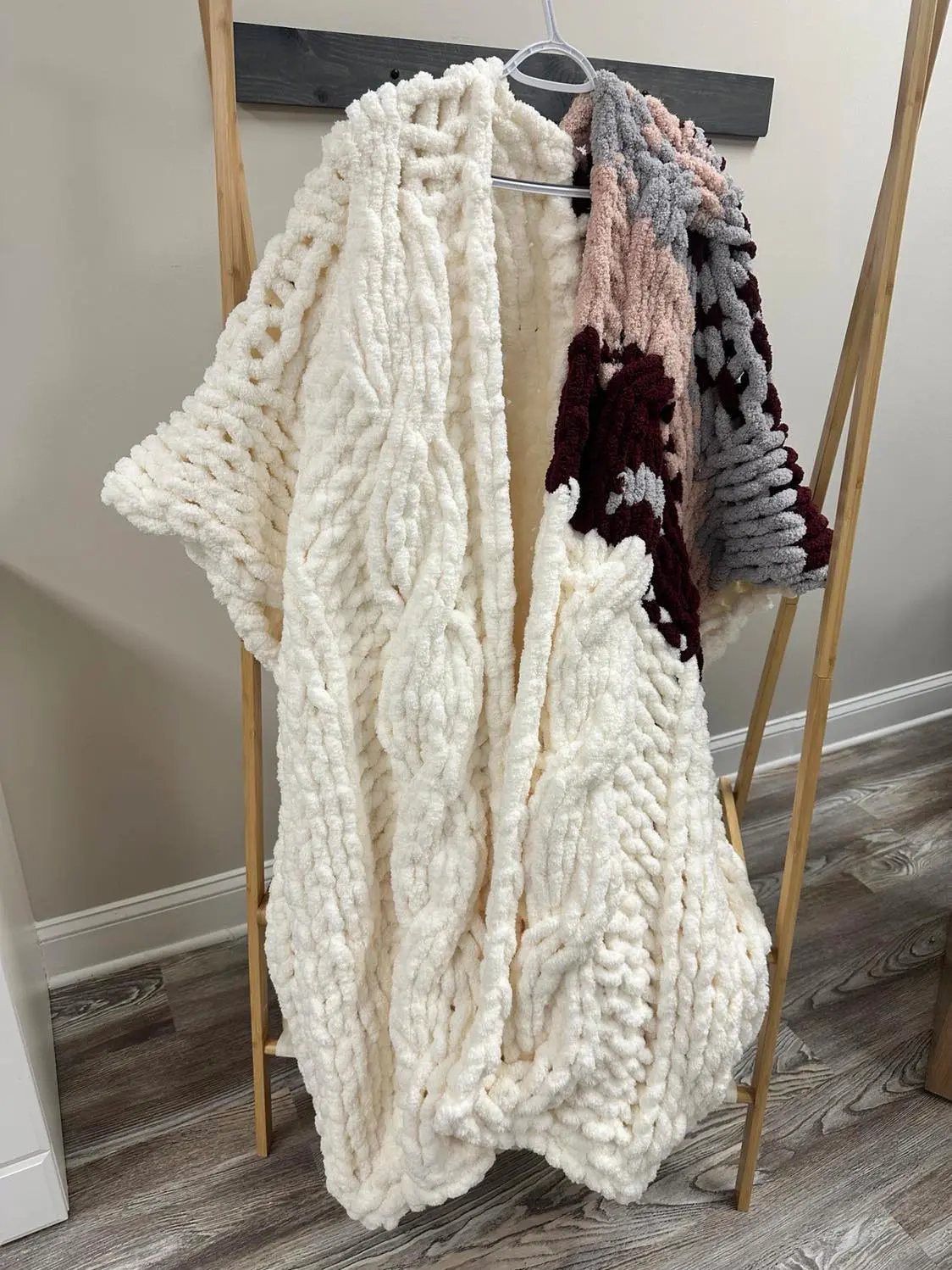 Chunky Chenille Handcrafted Crochet Jacket