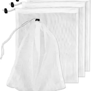 50pcs Pool Vacuum Replacement Mesh Bag, Pool Filter Sock, Pool Vacuum Debris Bag, Multi-Functional with Drawstring, Pool Vacuum Filter Bag, Pool Cleaning Bag, Suitable for Collecting Leaves and Debris in Pools, Aquariums, and Ponds, Valentine's Day gift t