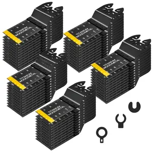 Oscillating Saw Blades Quick Release Universal oscillating Tool Blades Wood Plastics and Metal Multitool Blade Kits for Wood fit Dewalt Rockwell Milwaukee Makita Ryobi