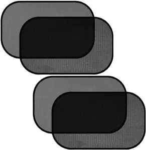 Car Window Sun Shades, UV Protection Car Side Window Sun Visors, Heat Blocking Sun Covers, Universal Fit for Most Vehicles, UV Protective Sunshade