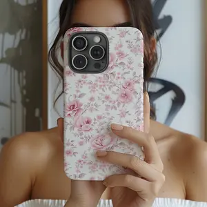 Love Shack Fancy Phone Case,  Pink Floral Case. Cute Phone Case, Loveshack Fancy Phone Case, Pink Floral Phone Case