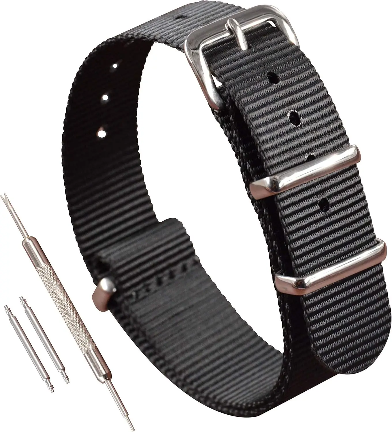 Thin Nylon Watch Strap Band Replacement(10-24mm)