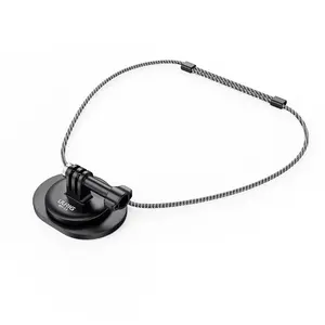 Uurig Bh-14 Magnetic Pov Neck Selfie Holder for Gopro, Quick Release Action Camera Mount, Hands-Free for Gopro Hero & Dji Action, Photography Camera Accessories