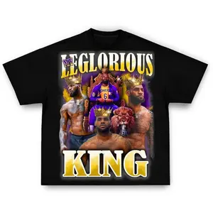 My LeGlorious King Graphic Shirt, NBA Shirt, Pro Player Basketball Shirt