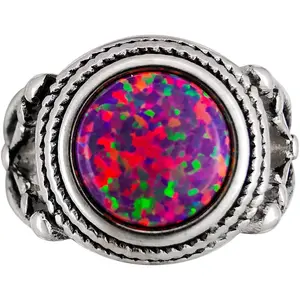 Replica Mood Rings - Violet Gleam - Joseph Quinn - Eddie Munson - Hellfire Club - Fast Shipping - Character Jewelry