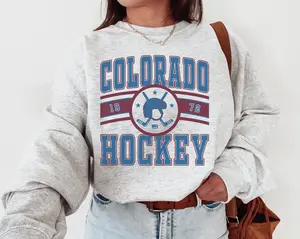 Colorado Avalanch Vintage Colorado Avalanch Sweatshirt \ T-Shirt Avalanche Sweater Avalanche Shirt Hockey Fan Retro Colorado Ice Hockey