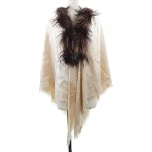 Pre-owned FENDI Others Small Leather Goods Cashmere Shawl