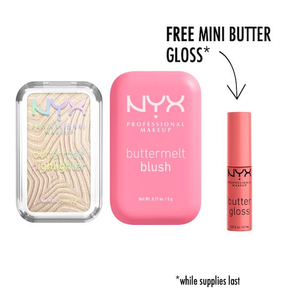 Buttermelt Highlighter & Buttermelt Blush Ultimate Duo, NYX Professional Makeup