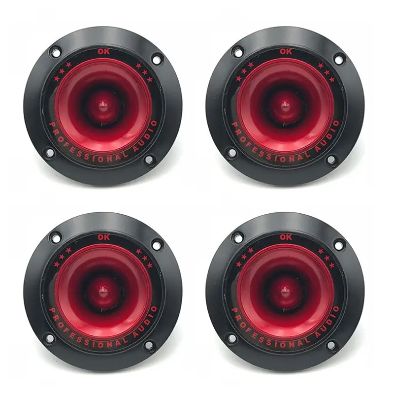 2/4Pcs 3 Inch Piezoelectric Tweeter Audio Speaker Treble Ceramic Piezo Loudspeaker for Hi-Fi System Car Audio