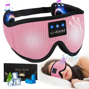 Sleep Mask with Bluetooth 5.4 Headphones, Sleep Mask 3D Sleeping for Side Sleepers, Eye Cover Blindfold for Travel Nap Yoga