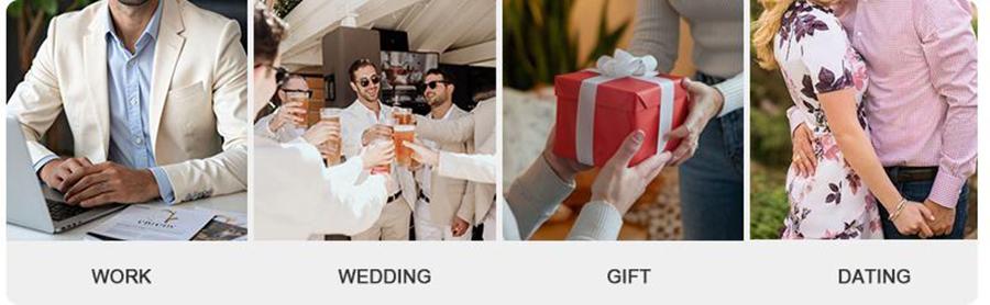 Ailisus Mens Belt Leather Easy Release Ratchet Belt for Business Casual Dress Belt with Adjustable Buckle For Mens Festival Gift SpringStatements