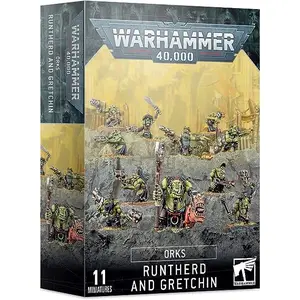 Warhammer 40k: Orks Runtherd and Gretchin