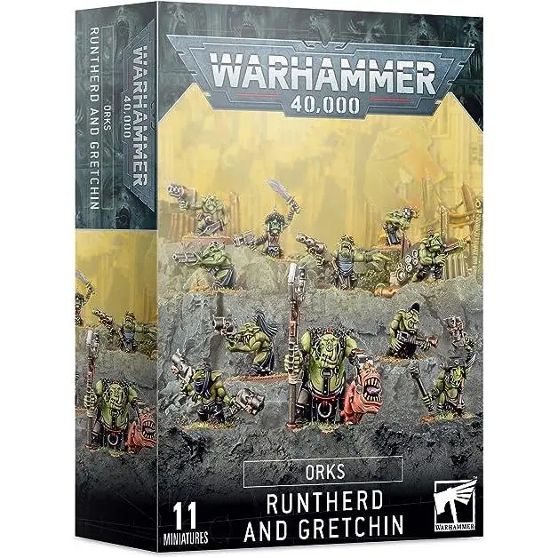 Warhammer 40k: Orks Runtherd and Gretchin Warhammer 40k: Orks Runtherd and Gretchin