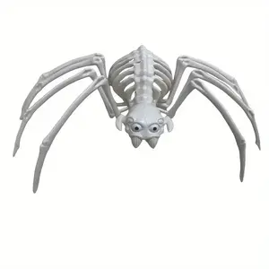 Giant Halloween Spider Skeleton Decoration, No Power Needed, Perfect for Haunted House Pranks, Festive Home Decor, Ideal Gift