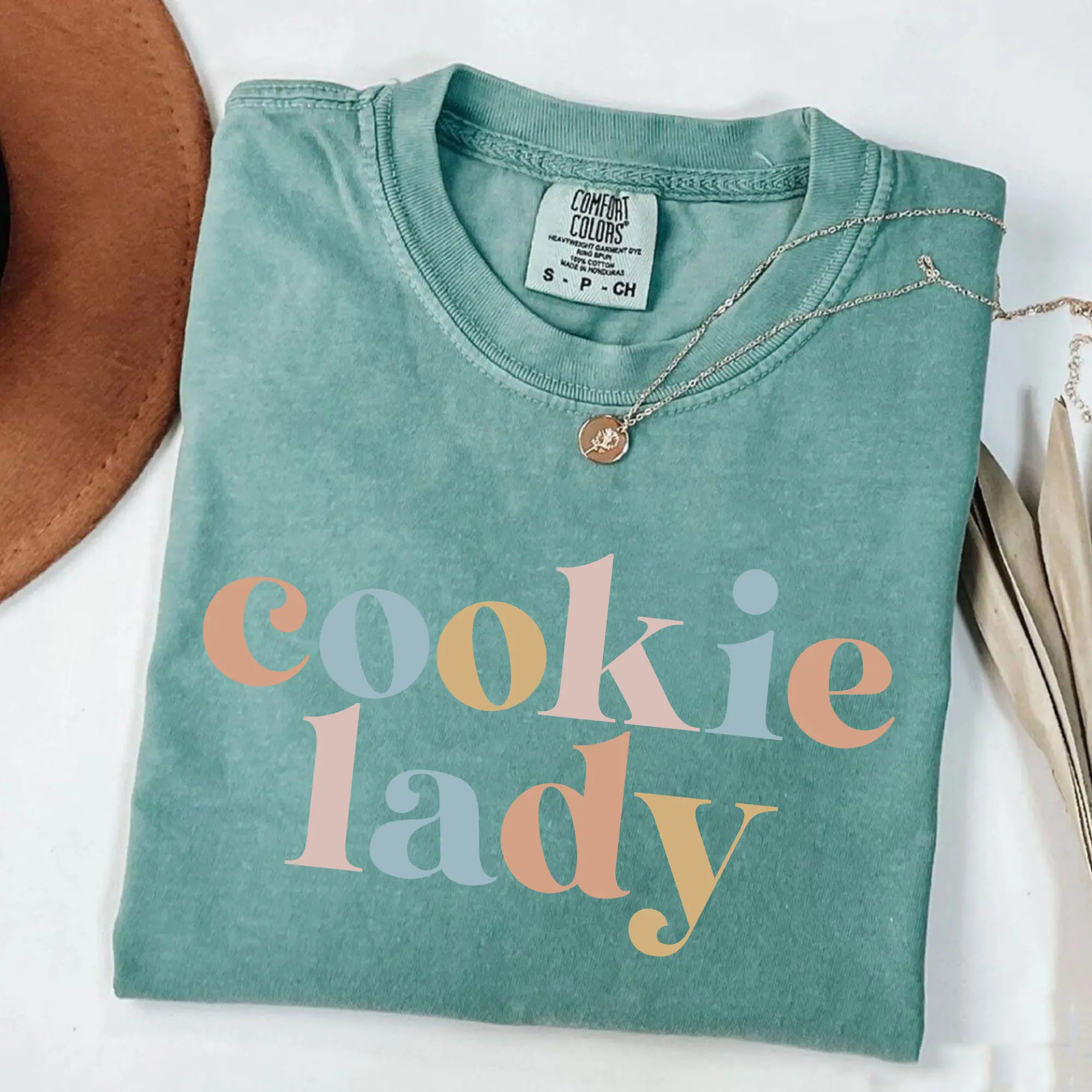 Comfort Colors Cookie Lady Shirt, Cookies Shirt, Baking Shirt, Baker Gift, Gifts for Bakers, Cookie Lover Gift