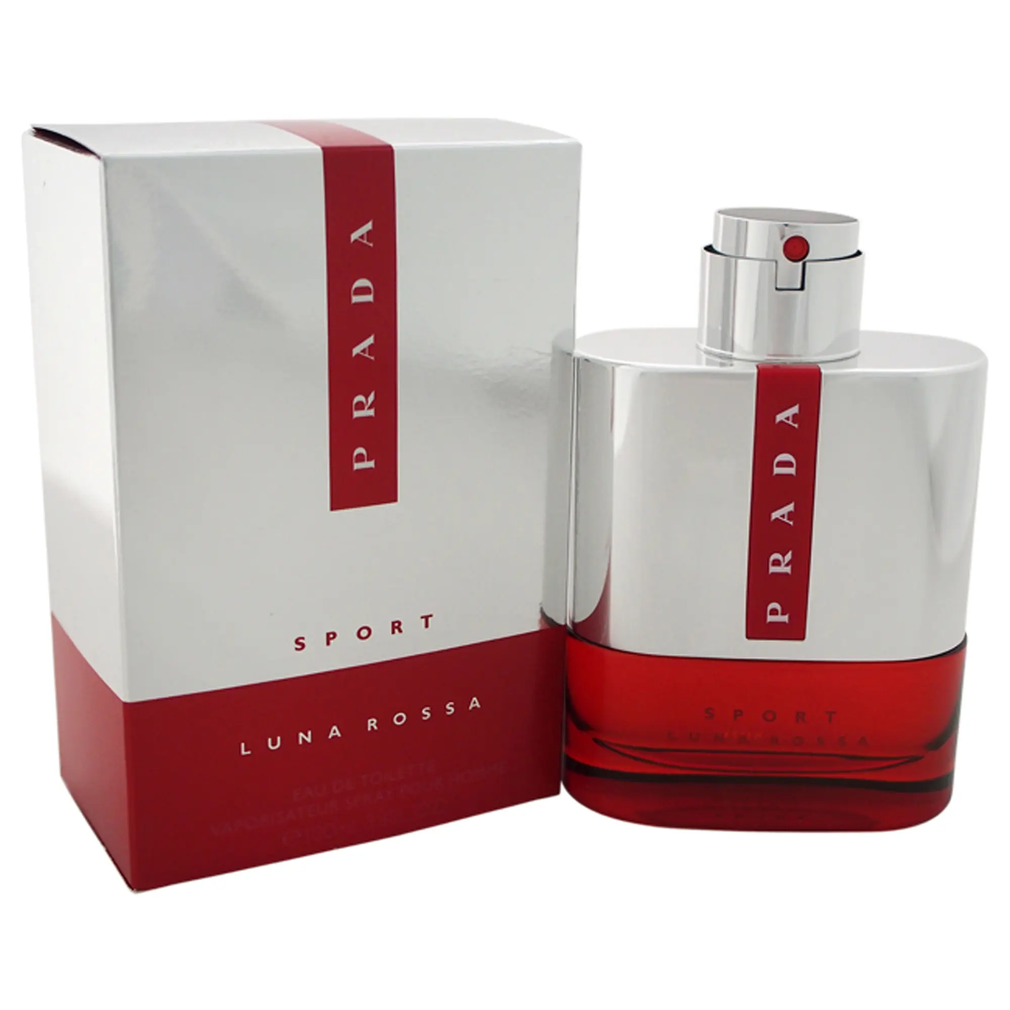 Luna Rossa Sport by Prada Fresh 3.4oz EDT Spray, Unisex Fragrance for Pulse Points Application