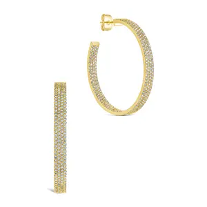 Velma CZ Statment Hoops