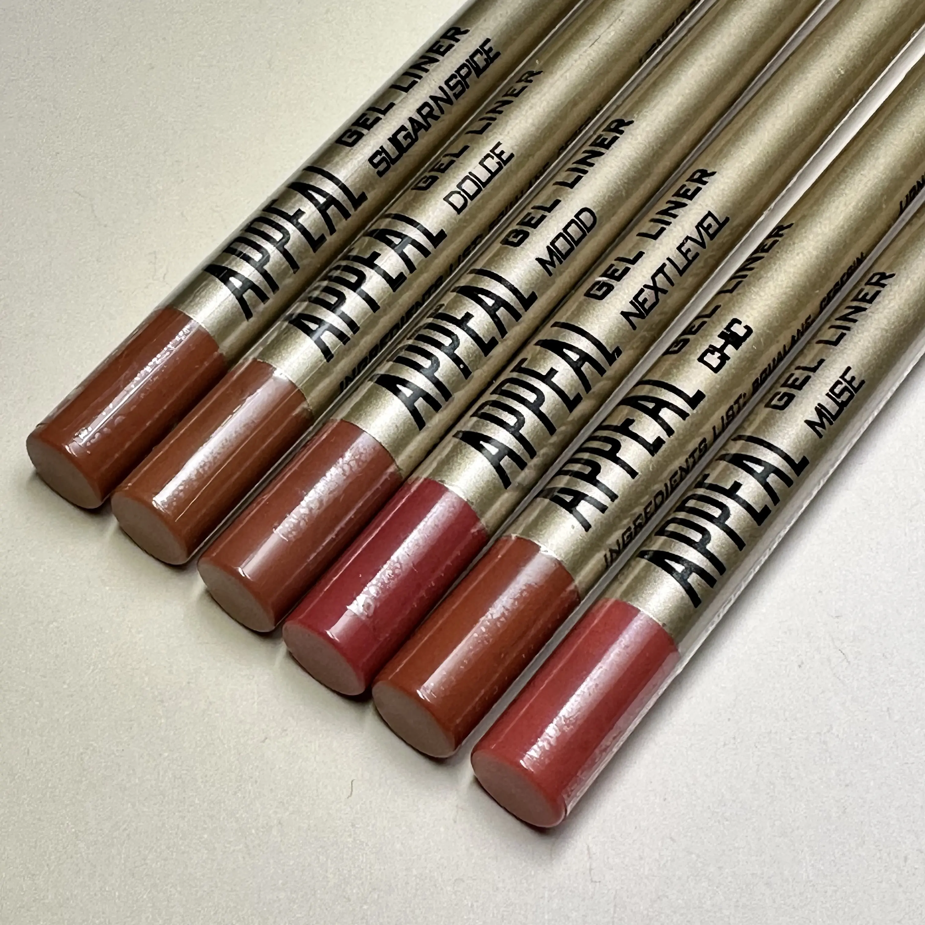 6-Piece Cosmetic Lip Liner Set, Multi-Shade Pencils, Long-Wearing Matte Formula, Professional Anti-Smudge Lipliner, Multi-Pack