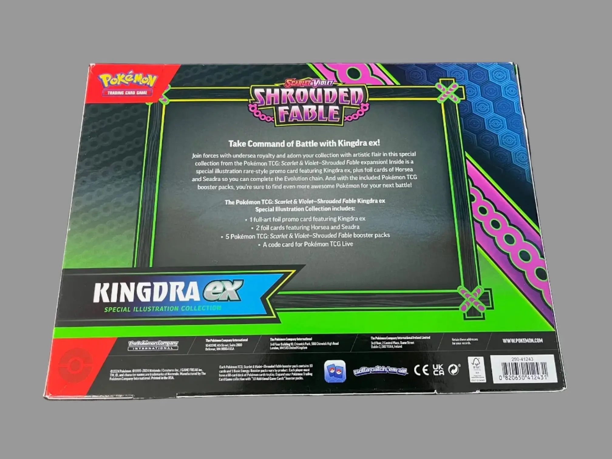 Pokmon TCG: Scarlet & Violet-Shrouded Fable Kingdra ex Special Illustration Collection - TikTok Shop Pokmon TCG: Scarlet & Violet-Shrouded Fable Kingdra ex Special Illustration Collection - TikTok Shop