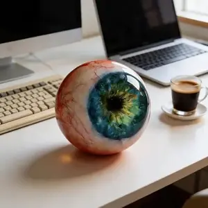Hyperrealistic Monster Eye Decoration 3D Eyeball Ornament, Creepy Eyeball Sculpture, Gothic Dragon Eye Statue, Unique Horror Gift