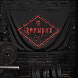 Gymreapers MMXIV Reaper Diamond Gym Flag - Red Camo for Weight Training and Fitness Equipment - Sports & Outdoor