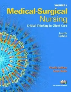 USED Book - Medical-Surgical Nursing: Critical Thinking in Client Care: 2 by Priscilla LeMone (Hardcover) - english