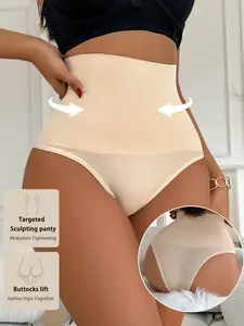Premium Two-Piece Butt Lifting Abdomen Shaping Sexy Smooth Seamless Breathable Women's Underwear, Comfortable and Stylish Ladies' Panties
