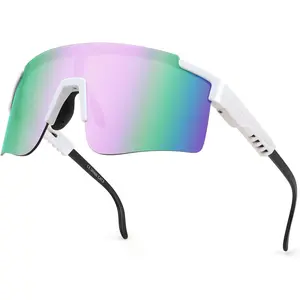 FEISEDY Men Women Cycling Sports Sunglasses, 80s Baseball Glasses softball Shades Unisex Adult Youth Kids Age 8-16 E3002
