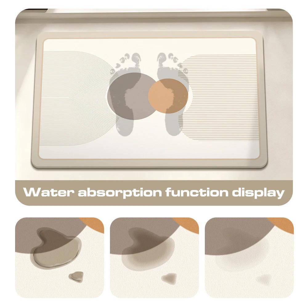 Absorbent Dish Drying Mat & Coffee Maker Mat for Kitchen Countertops - Multi-Use Coffee Bar Countertop Mat